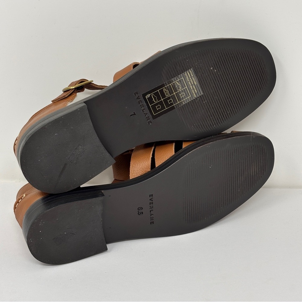 EVERLANE Brazilian Leather Fisherman Sandal in Adobe Brown - Picture 7 of 11